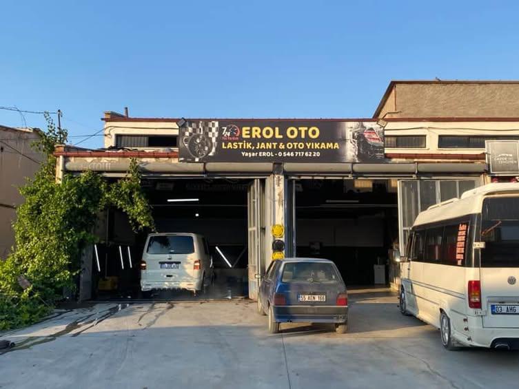 Erol Oto Lastik ve Oto Yıkama Dükkan Cephesi
